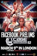 Watch Cage Warriors 52 Facebook Preliminary Fights Primewire