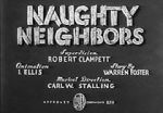 Watch Naughty Neighbors (Short 1939) Primewire