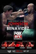 Watch UFC On Fox Johnson vs Benavidez II Primewire