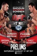 Watch UFC Fight Night 26 Preliminary Fights Primewire