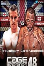 Watch Cage Warriors 48 Preliminary Card Facebook Primewire