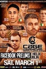 Watch Cage Warriors 65 Facebook prelims Primewire