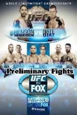 Watch UFC On Fox Henderson vs Diaz Preliminary Fights Primewire